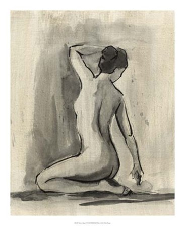 Sumi-e Figure I by Ethan Harper art print