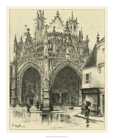 Ornate Facade I by Albert Robida art print