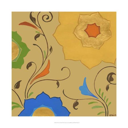 Moroccan Floral II by June Erica Vess art print