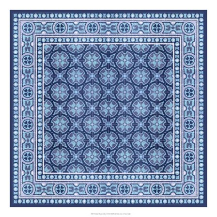 Italian Mosaic in Blue I by Vision Studio art print