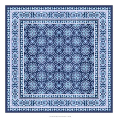 Italian Mosaic in Blue I by Vision Studio art print