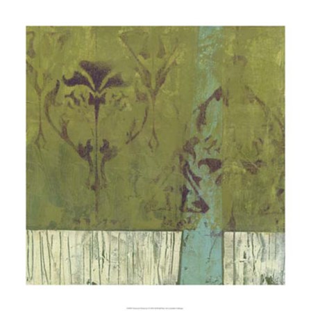 Distressed Abstraction I by Jennifer Goldberger art print