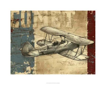 Vintage Aircraft I by Ethan Harper art print