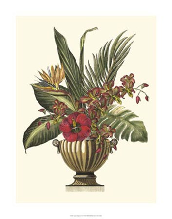 Tropical Foliage in Urn I by Vision Studio art print
