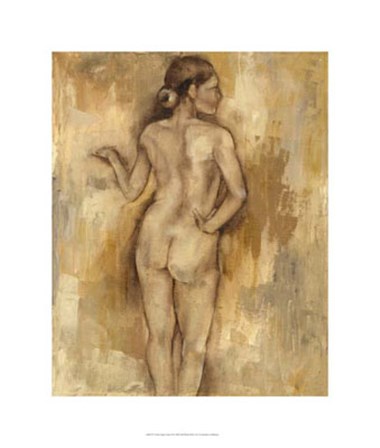 Nude Figure Study II by Jennifer Goldberger art print