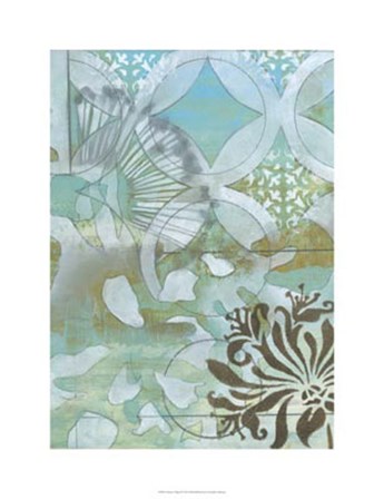 Delicate Collage II by Jennifer Goldberger art print