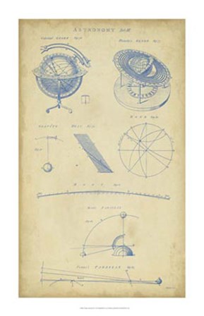 Vintage Astronomy III by C.E. Chambers art print