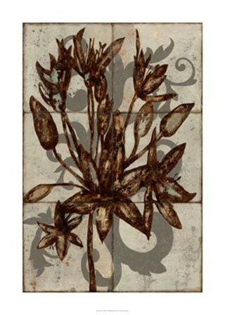 Rustic Allium by Jennifer Goldberger art print