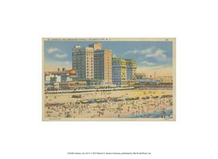Atlantic City, NJ- V art print