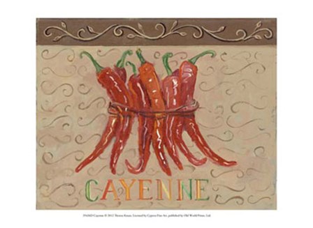 Cayenne by Theresa Kasun art print