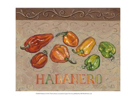 Habanero by Theresa Kasun art print