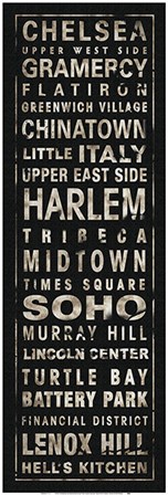 Transit NYC II Black by IHD Studio art print