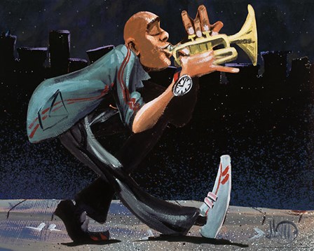 Modern Jazz Step by David Garibaldi art print