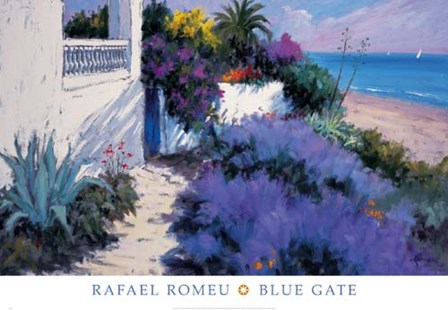 Blue Gate by Rafael Romeu art print