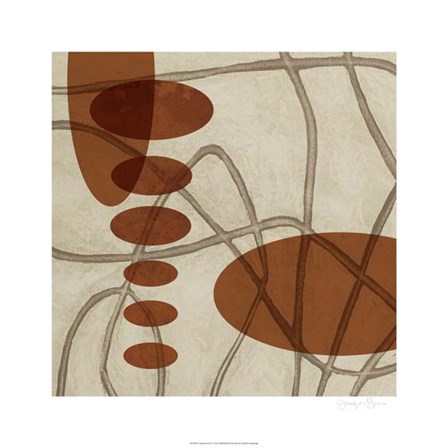 Earthen Ovals I by Jennifer Goldberger art print