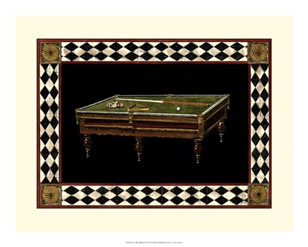 Let&#39;s Play Billiards I by Vision Studio art print
