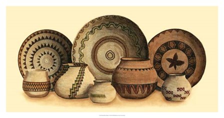 Hand Woven Baskets V by Vision Studio art print