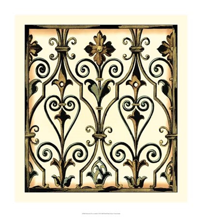 Ironwork II - no crackle by Vision Studio art print