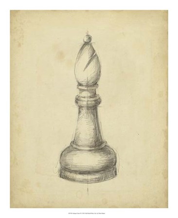 Antique Chess II by Ethan Harper art print