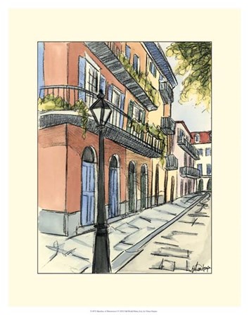 Sketches of Downtown I by Ethan Harper art print