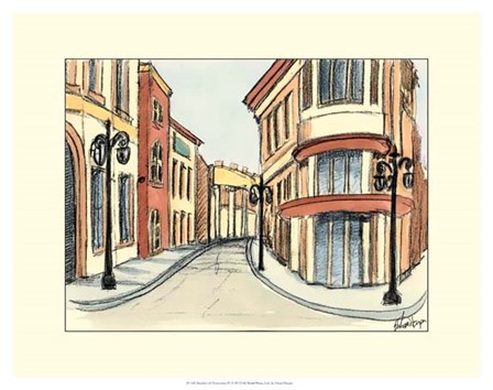 Sketches of Downtown IV by Ethan Harper art print