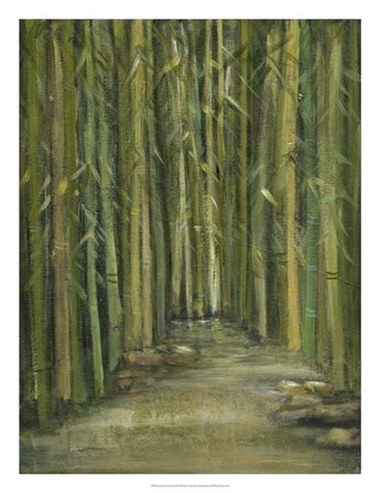 Bamboo Pond by Beverly Crawford art print