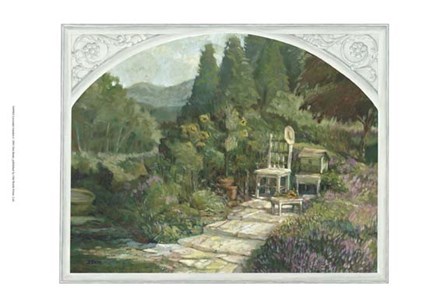 Lavender Garden by Dot Bunn art print
