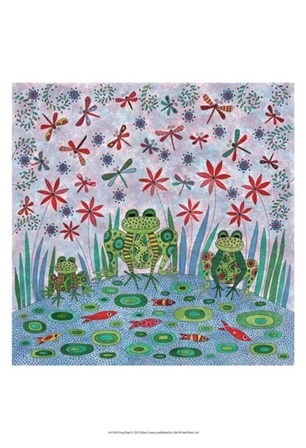 Frog Pond by Kim Conway art print