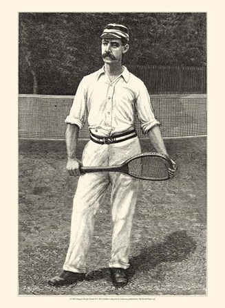 Harper&#39;s Weekly Tennis II art print