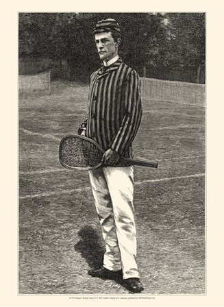 Harper&#39;s Weekly Tennis IV art print