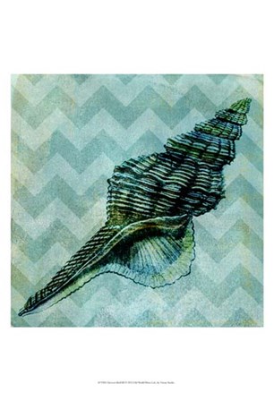 Chevron Shell III by Vision Studio art print