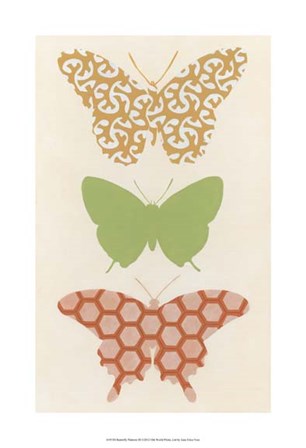 Butterfly Patterns III by June Erica Vess art print