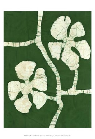 Green Blooms I by Andrea Davis art print