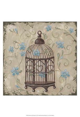 Decorative Bird Cage II by Jade Reynolds art print