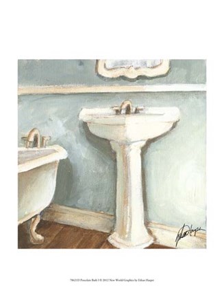 Porcelain Bath I by Ethan Harper art print