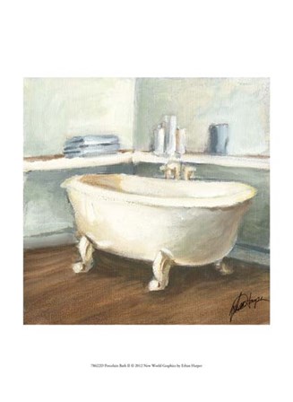 Porcelain Bath II by Ethan Harper art print