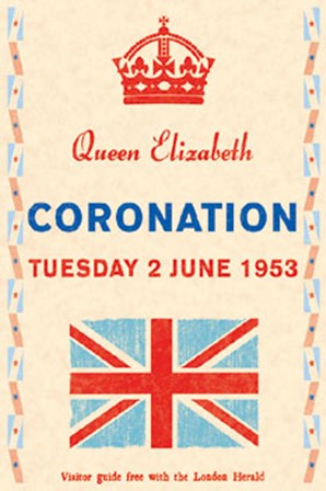 Coronation Day, 1953 by The Vintage Collection art print