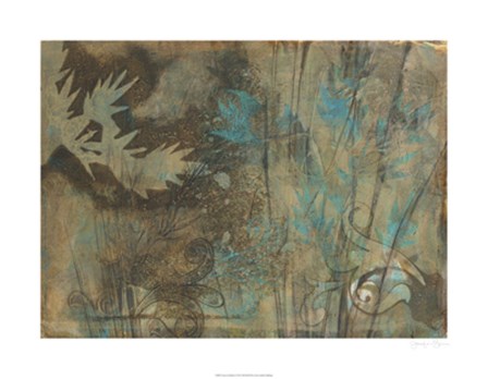 Layers on Bamboo II by Jennifer Goldberger art print