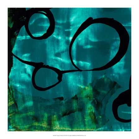 Turquoise Element II by Sisa Jasper art print