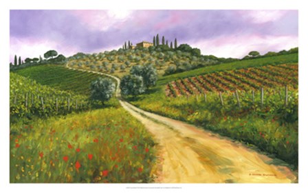 Tuscan Road by Michael Swanson art print