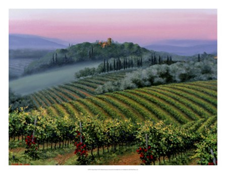 Chianti Dusk by Michael Swanson art print