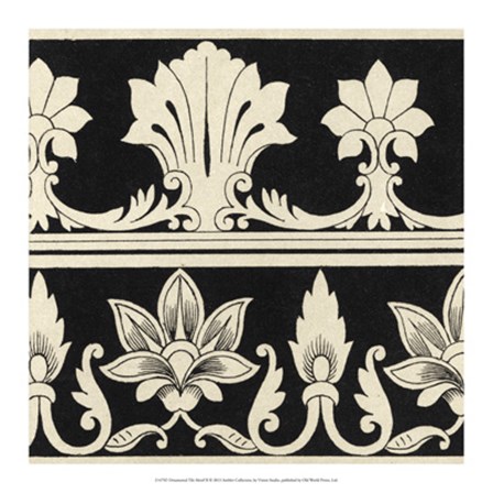 Ornamental Tile Motif II by Vision Studio art print