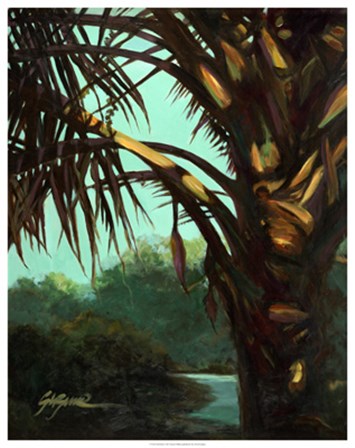 Dark Palm by Suzanne Wilkins art print