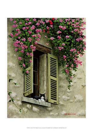 Le Chat by Michael Swanson art print