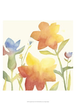 Aquarelle Floral I by Megan Meagher art print