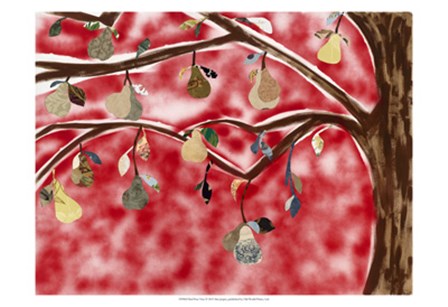 Red Pear Tree by Sisa Jasper art print