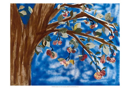 Blue Apple Tree by Sisa Jasper art print