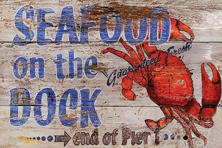 Seafood on the Dock art print