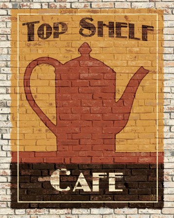 Top Shelf Cafe by Avery Tillmon art print