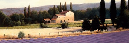 Lavender Fields Panel II by James Wiens art print